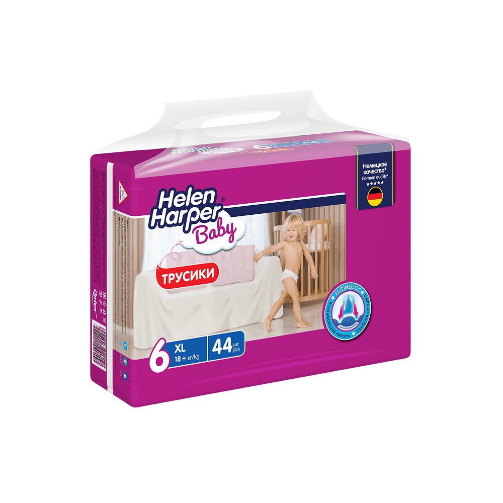 Детские подгузники-трусики Helen Harper Baby XL (18+ кг) 44 шт
