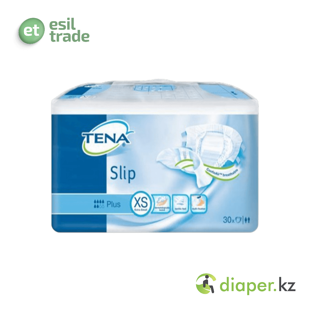 Подгузники для взрослых ТЕNА Slip Plus XS дыш. 30шт