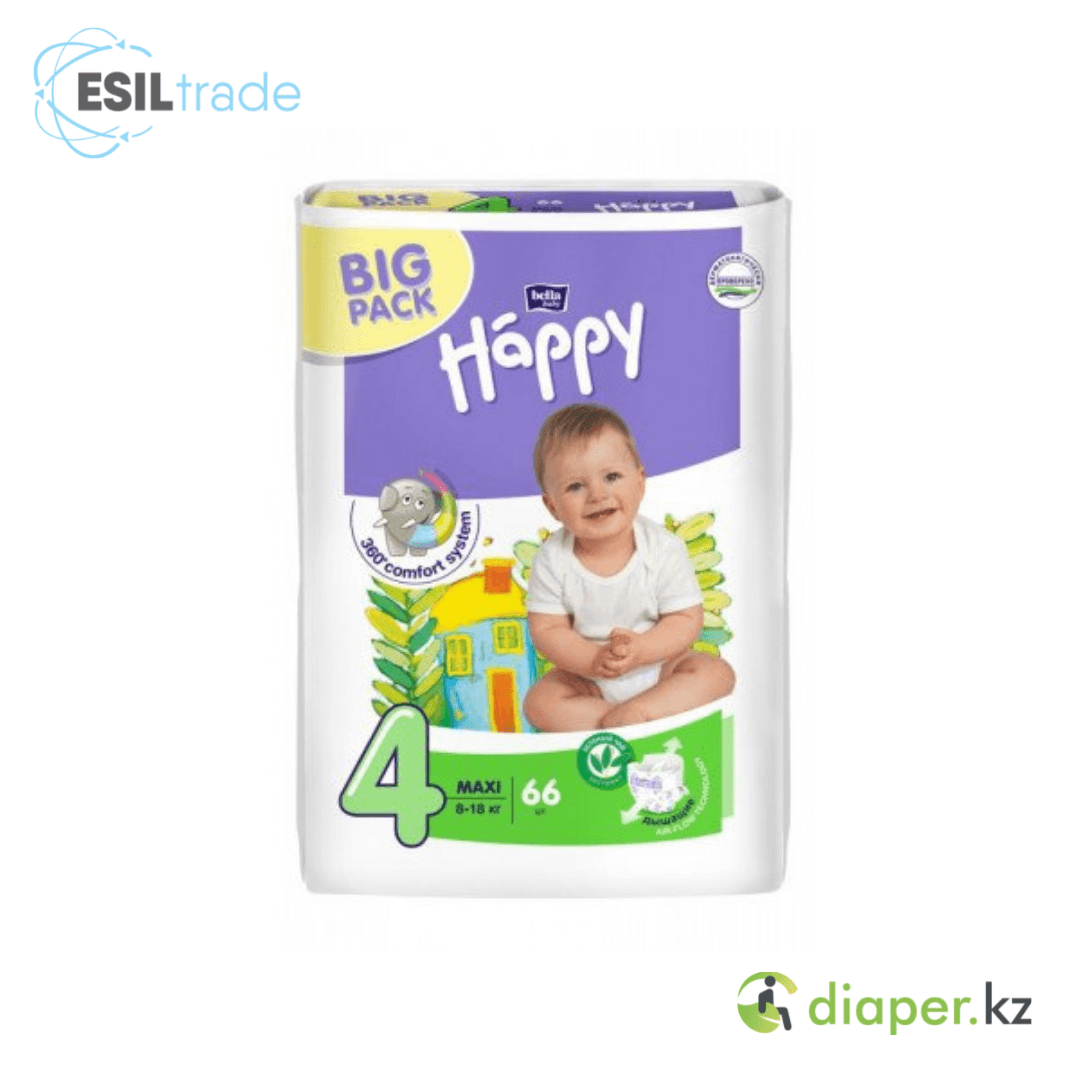 Детские подгузники Bella Baby Happy Maxi 8-18 кг 66