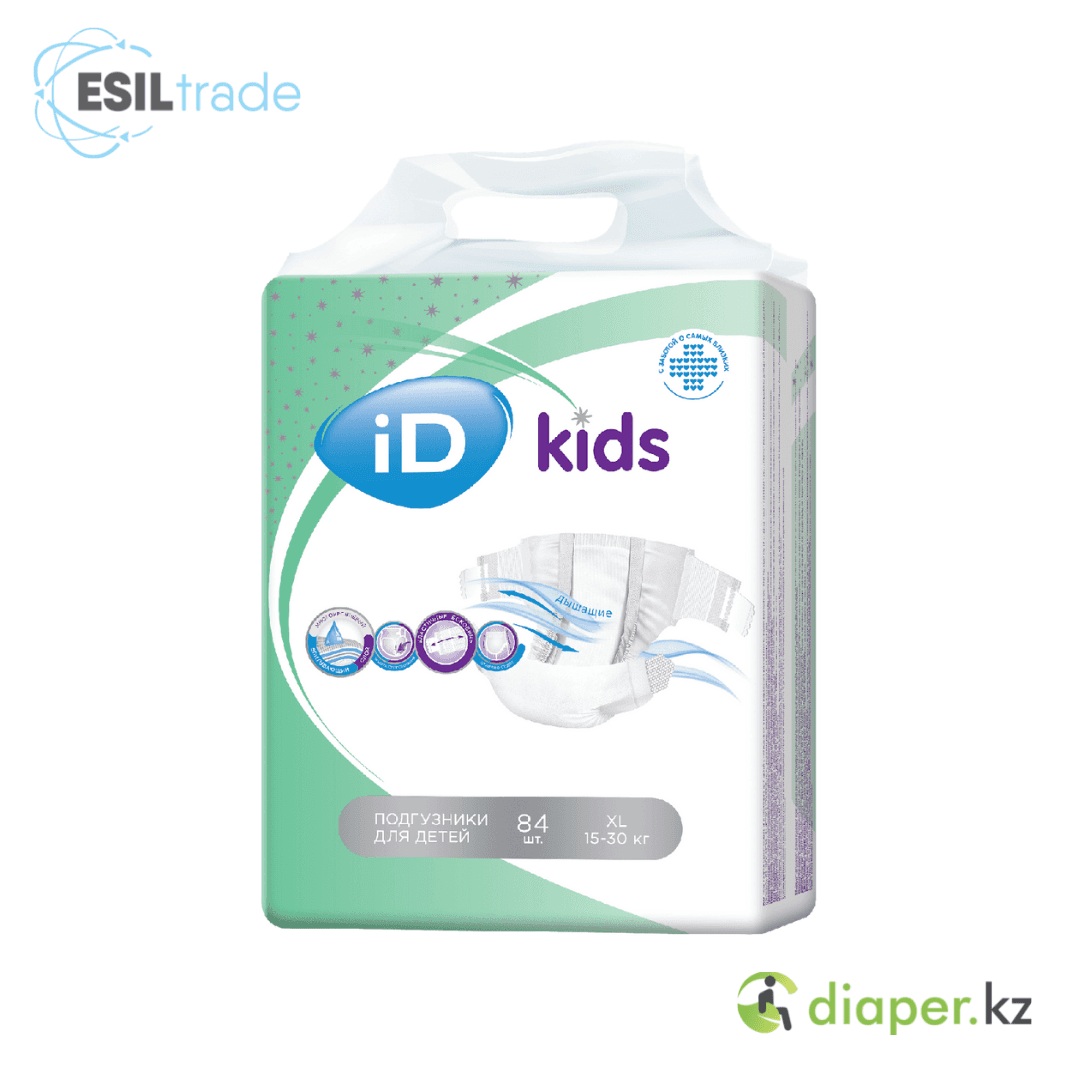 Детские подгузники iD Kids XL 84