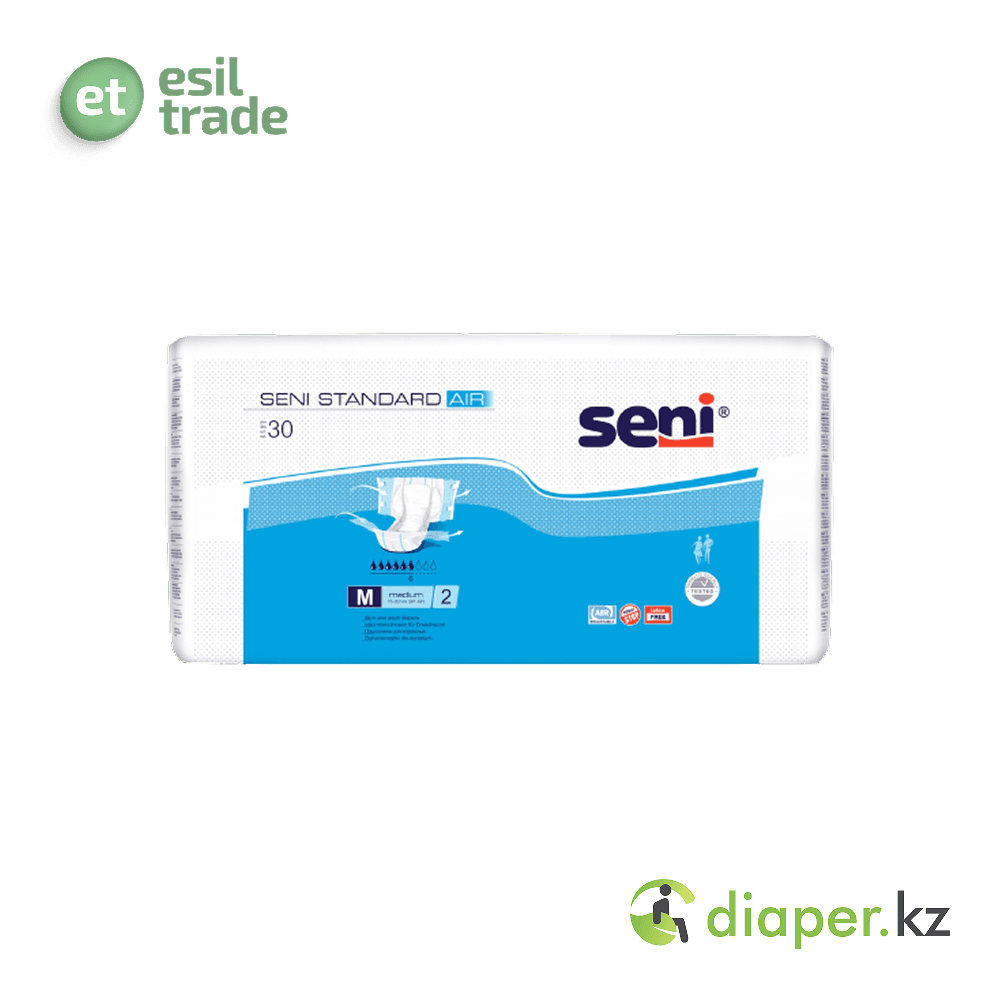 Подгузники для взрослых Seni Standart Air Medium 75-110 см, 30 шт