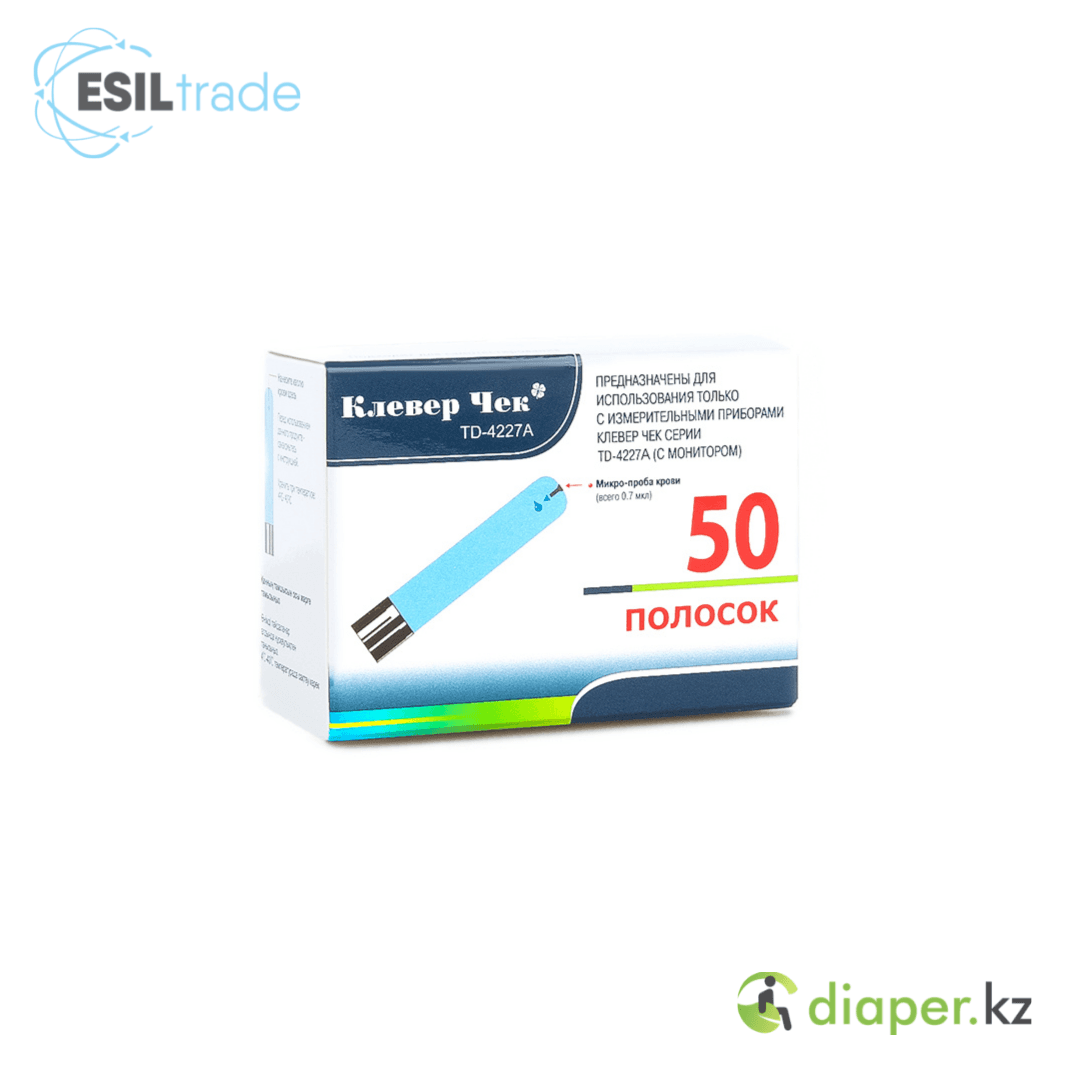 Тест-полоски CLEVER Chek №50
